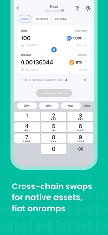 Mixin - Private Crypto Wallet iPhone screenshot