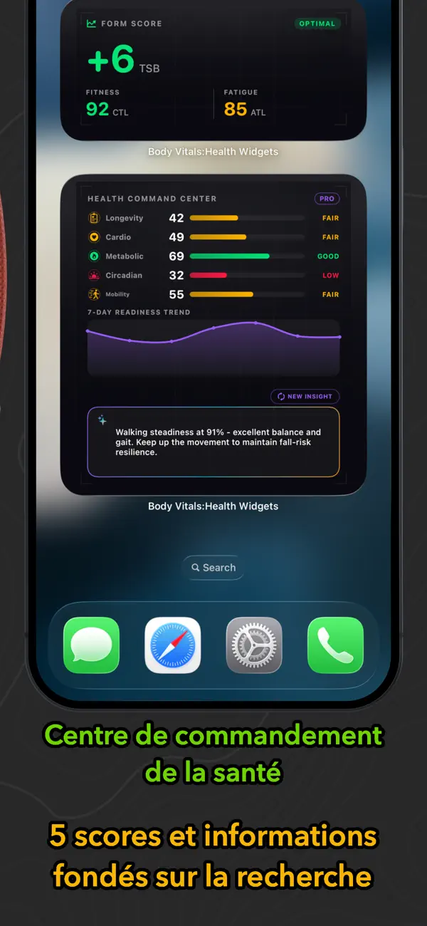 Screenshot #3 pour Body Vitals:Health Widgets