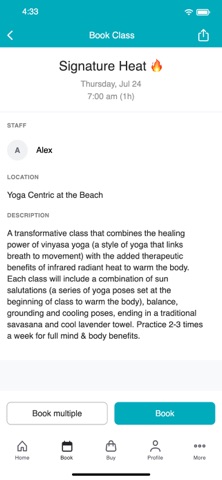 Yoga Centric - Maryland app screenshot 3