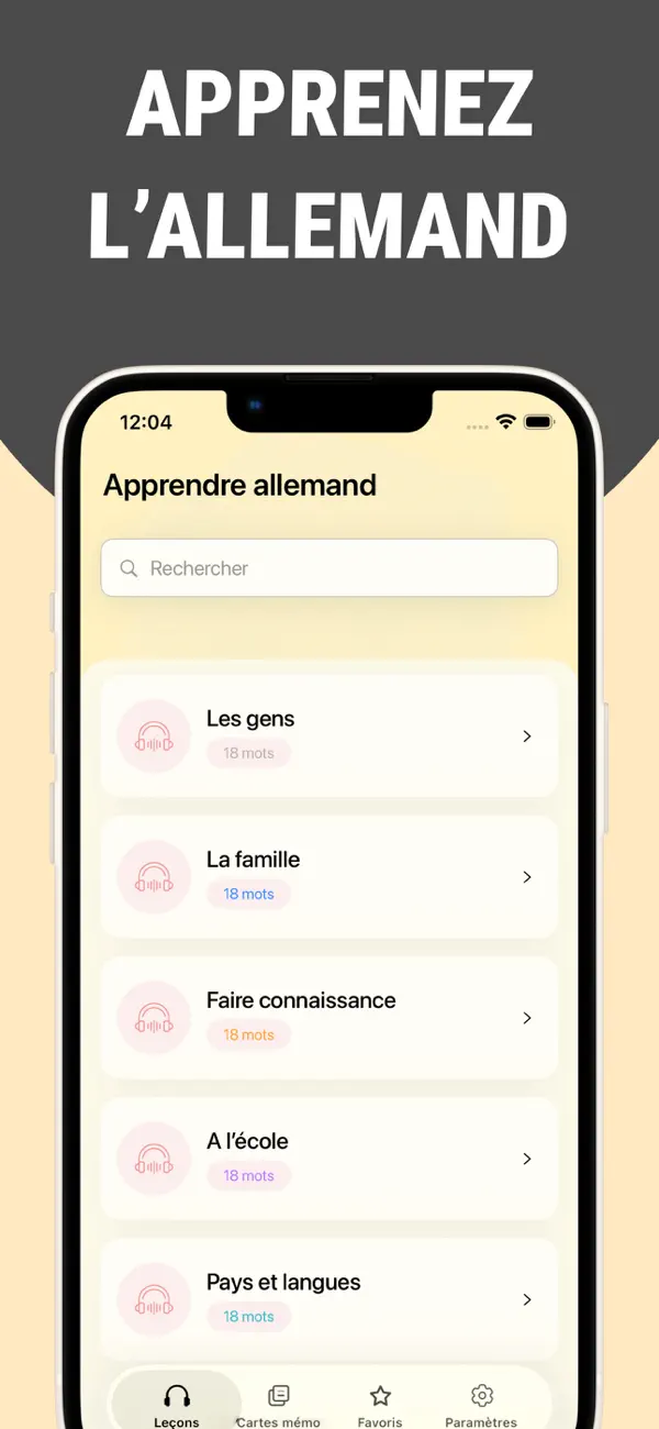 Screenshot #1 pour Apprenez l’Allemand Facile