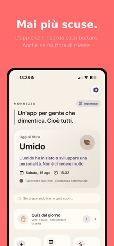 Monnezza iPhone screenshot