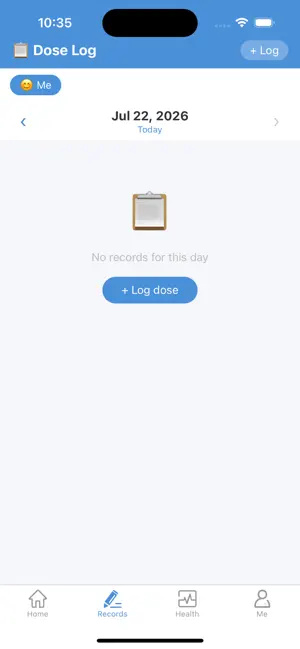 MedLog Pill Reminder Dose Log screenshot 3