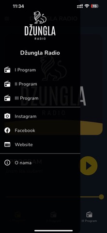 Džungla Radio iPhone screenshot