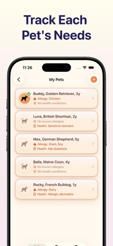 Pet Food Safety Scanner iPhone screenshot