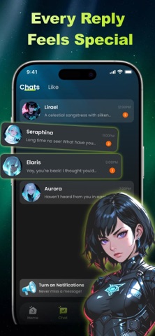 Sally AI: Chats That Feel Real iPhone screenshot