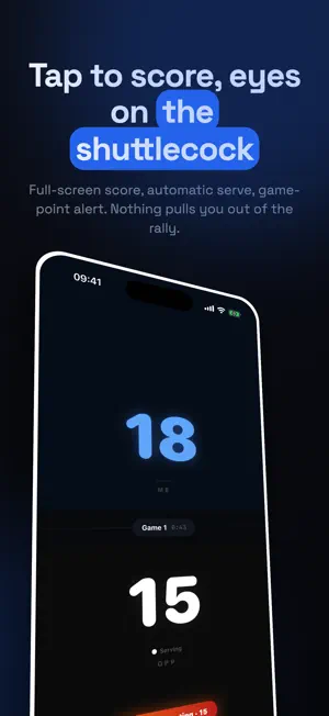 Shuttlo - Badminton Score screenshot 2