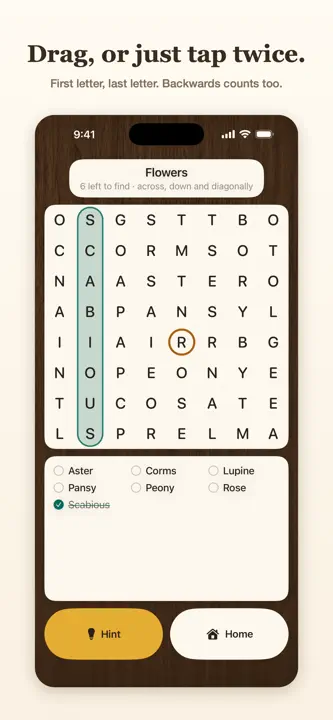 Word Search by SunSwallow screenshot 4