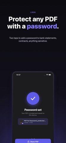 PDFUnlock: Add/Remove password Screenshot 2 of 5