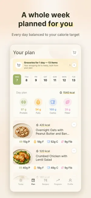 Protty: Meal Planner & Recipes screenshot 4