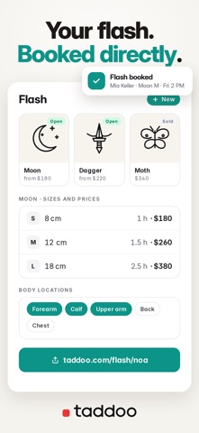 Taddoo: Tattoo Studio Booking Screenshot 8 of 8