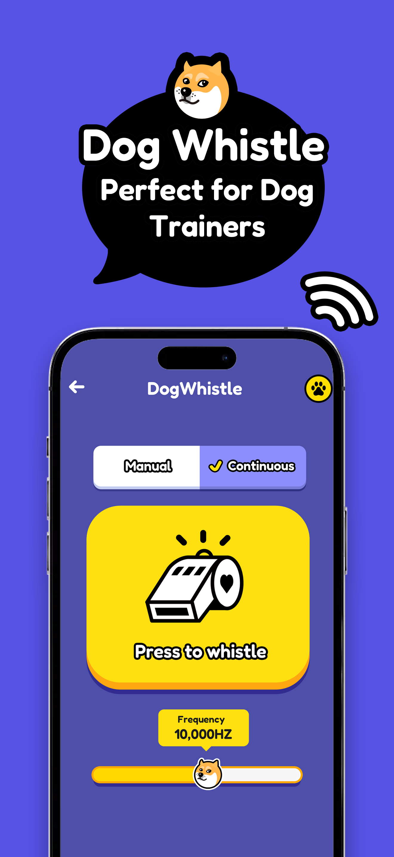 Dog Whistle & Clicker App