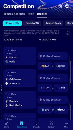 UEFA Champions League Official screenshot 2
