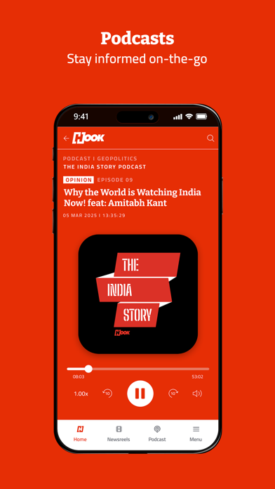 Screenshot #3 pour Hook: News, Reels & Podcasts