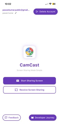 Camcast – Screen Sharing screenshot 2