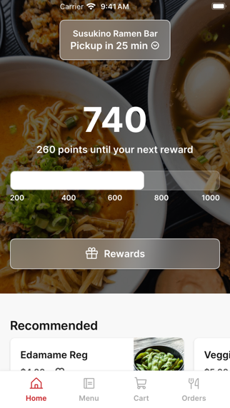 Susukino Ramen Bar iPhone screenshot 1 - Food & Drink app