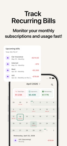 CoZet: Track Budget & Bills screenshot