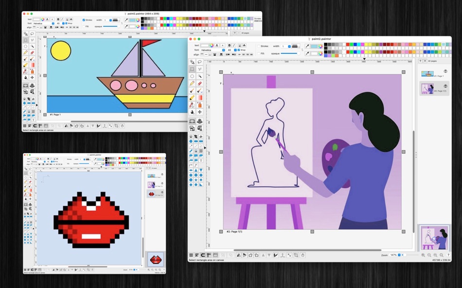#2. Paint raster (macOS) Podle: Tien Thinh Vu