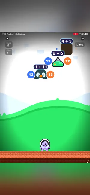 Mathketeers — screenshot 1
