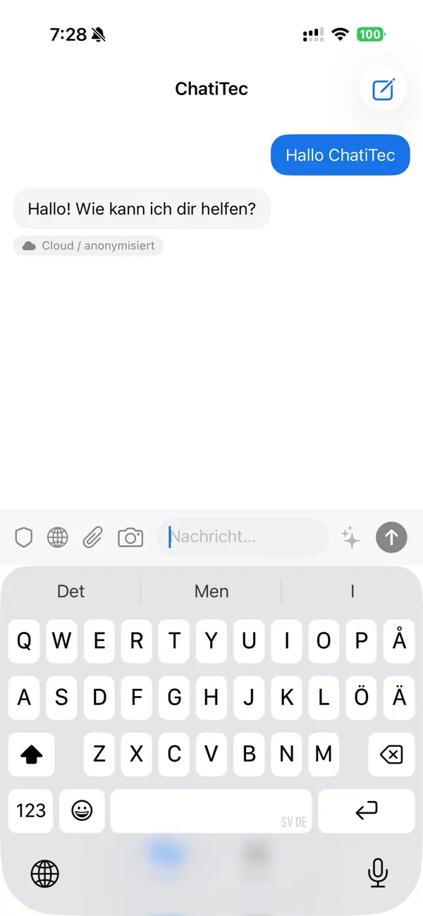 Screenshot #1 pour ChatiTec