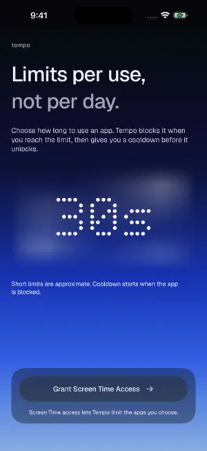 Tempo - Screen Time screenshot 3