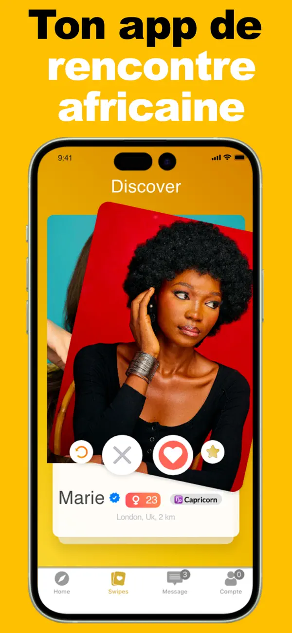 Screenshot #3 pour Afrosmeet – Rencontre Afro