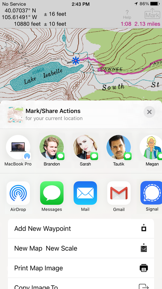 #7. iHikeGPS : Classic Topo Maps (iOS) 由: James Associates Inc.