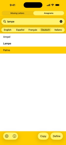 Crossword Aide iPhone screenshot