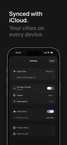 Zones - World Clock Screenshot 4 of 6