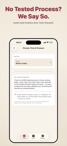 Larder: Canning Calculator screenshot