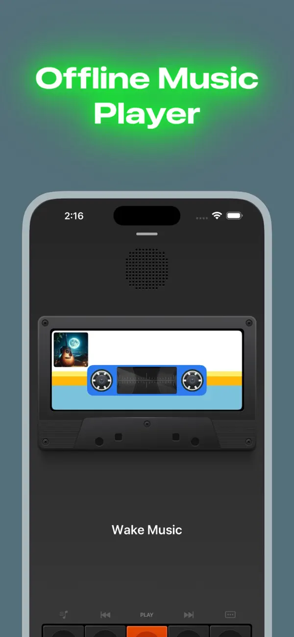 #1. Wake Music：Offline Music (iOS) Por: Kaka Inc