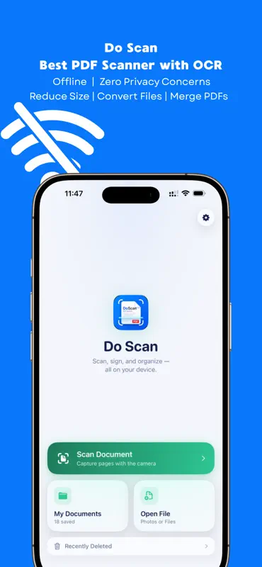 Do Scan: PDF Scanner & OCR screenshot 1 of 4