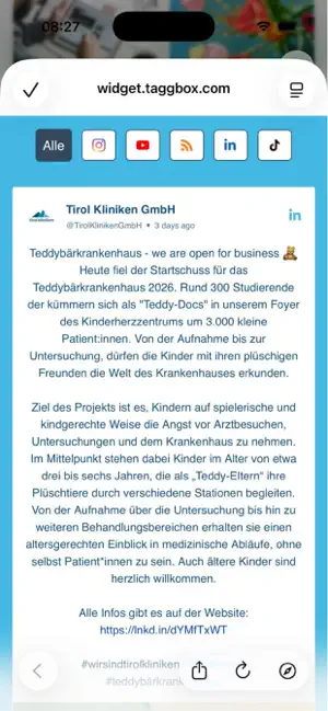 tirol kliniken Mitarbeiterapp screenshot 4