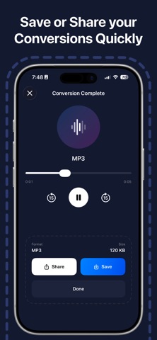 Convert Video to Audio: V2A Screenshot 5 of 7