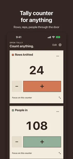 Open Tally: Counter & Clicker screenshot 1