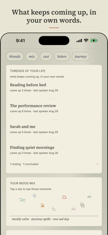 Dearly: AI Voice Journal iPhone screenshot
