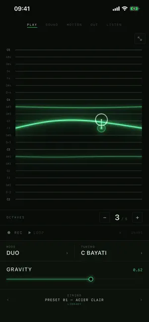 Rubberband: Microtonal Synth screenshot 2