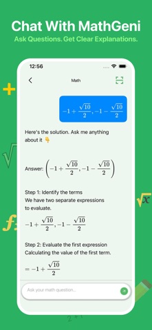 MathGeni – AI Math Solver screenshot