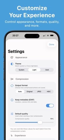 Smart Compress: Photo Reducer Screenshot 6 of 6