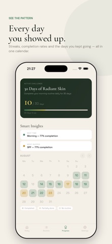 Sejr: Skincare Tracker Screenshot 2 of 8