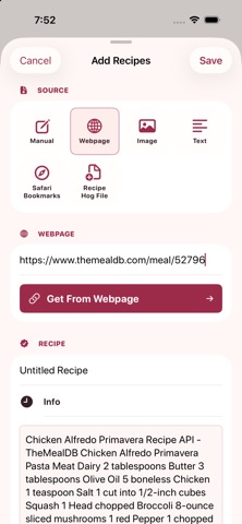 Recipe Hog Screenshot 3 of 6