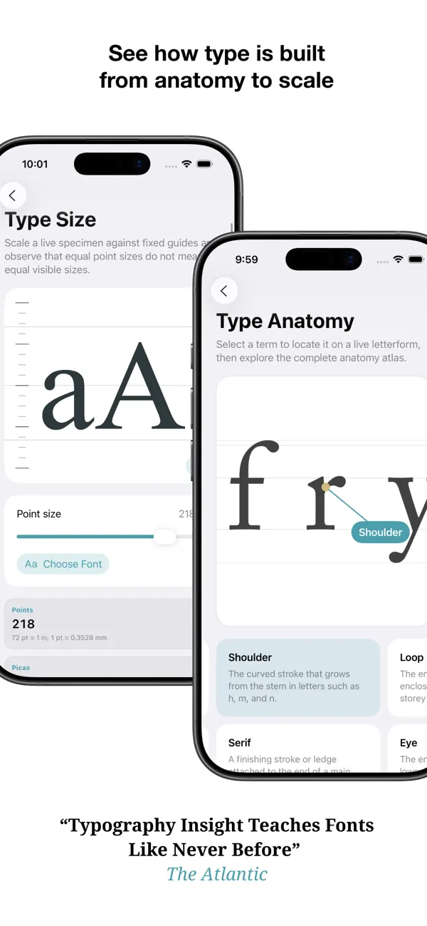 Screenshot #2 pour Typography Insight