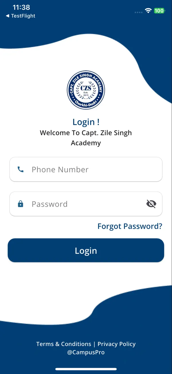 Screenshot #1 pour Capt. Zile Singh Academy