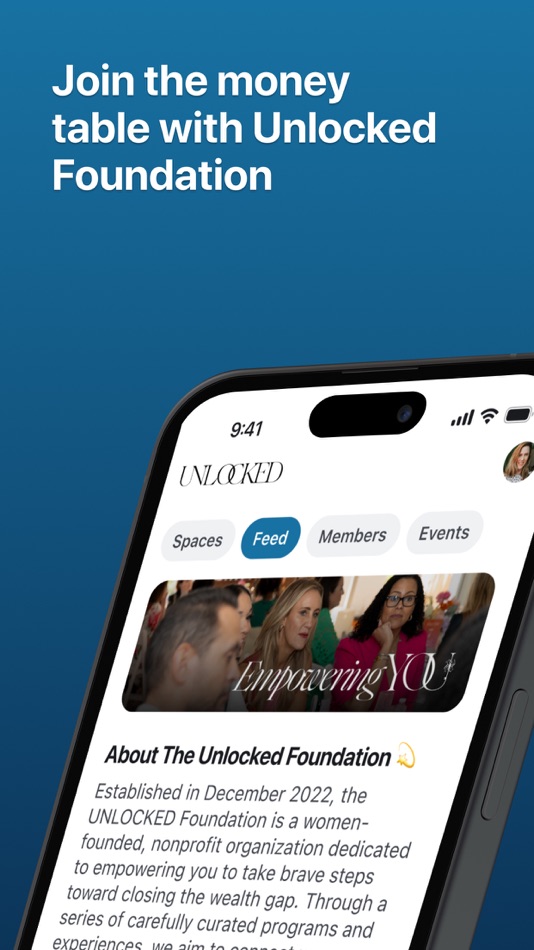 #1. Unlocked Foundation Hub (iOS) 由: Unlocked Foundation INC