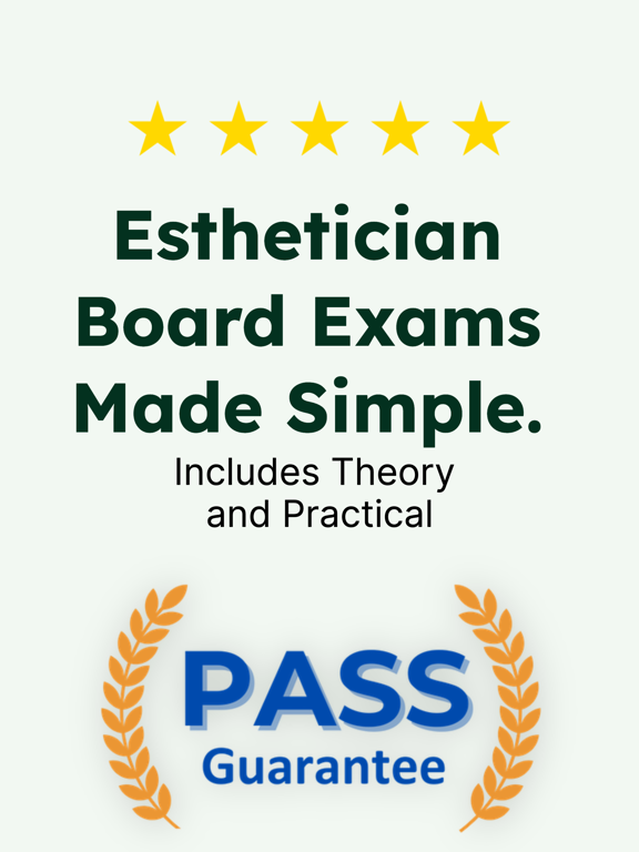 Esthetician Exam 2024 Prep •