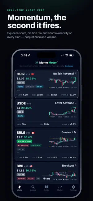 Momo Meter: Live Stock Scanner screenshot 1