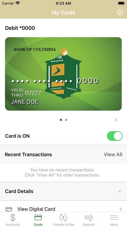 Bank of Columbia screenshot-5