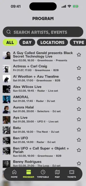 Dekmantel iPhone screenshot 3