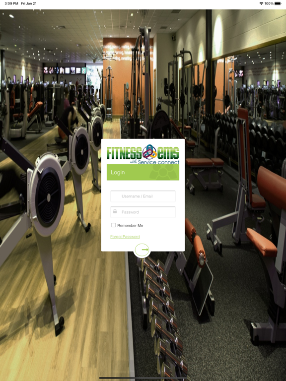 FitnessEMS iPad screenshot 1 - Business app