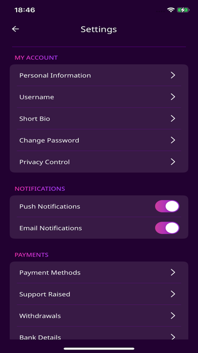 Raaise App Screenshot