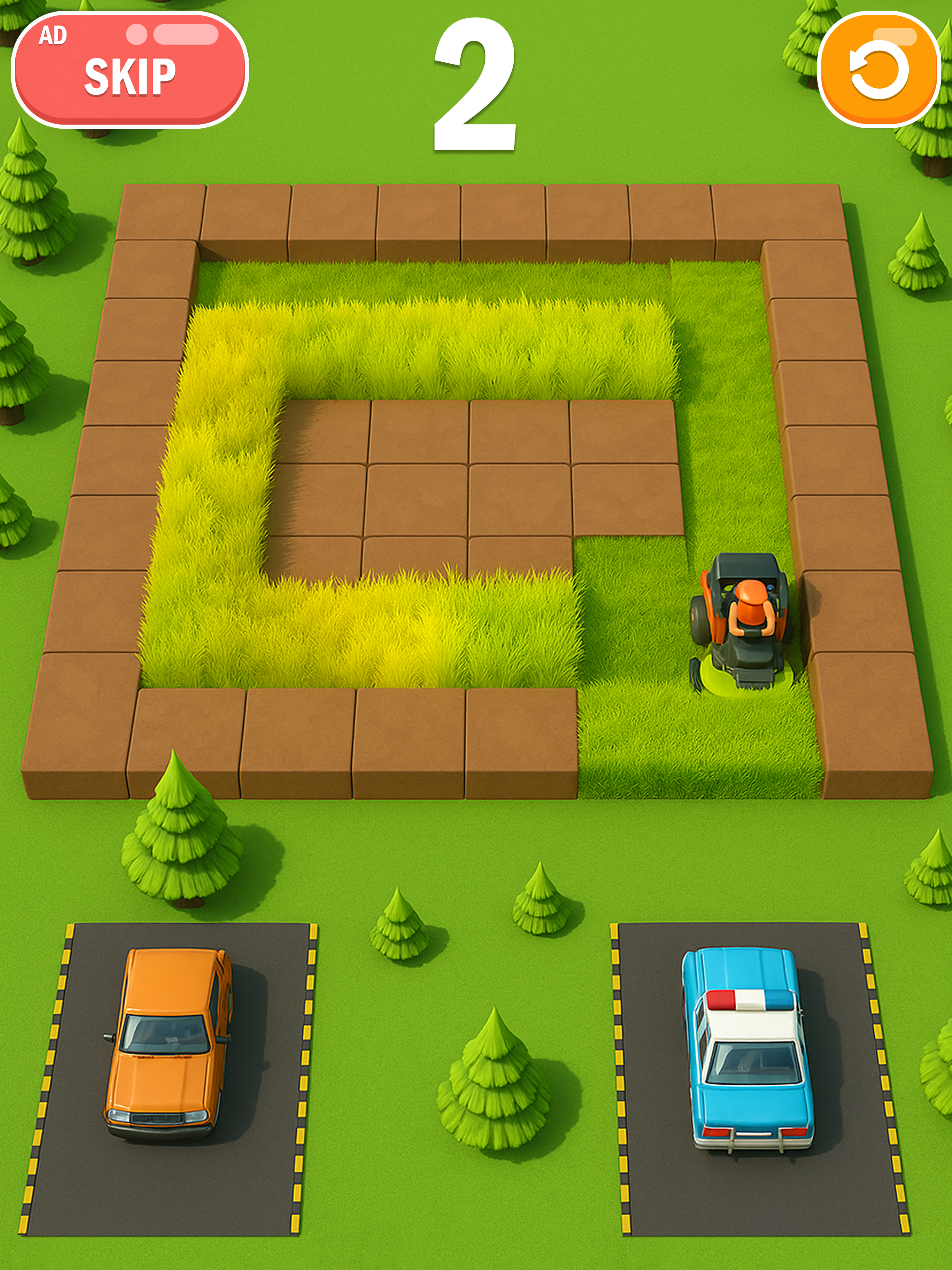 Mow the Lawn: Grass Cut Puzzle screenshot 6